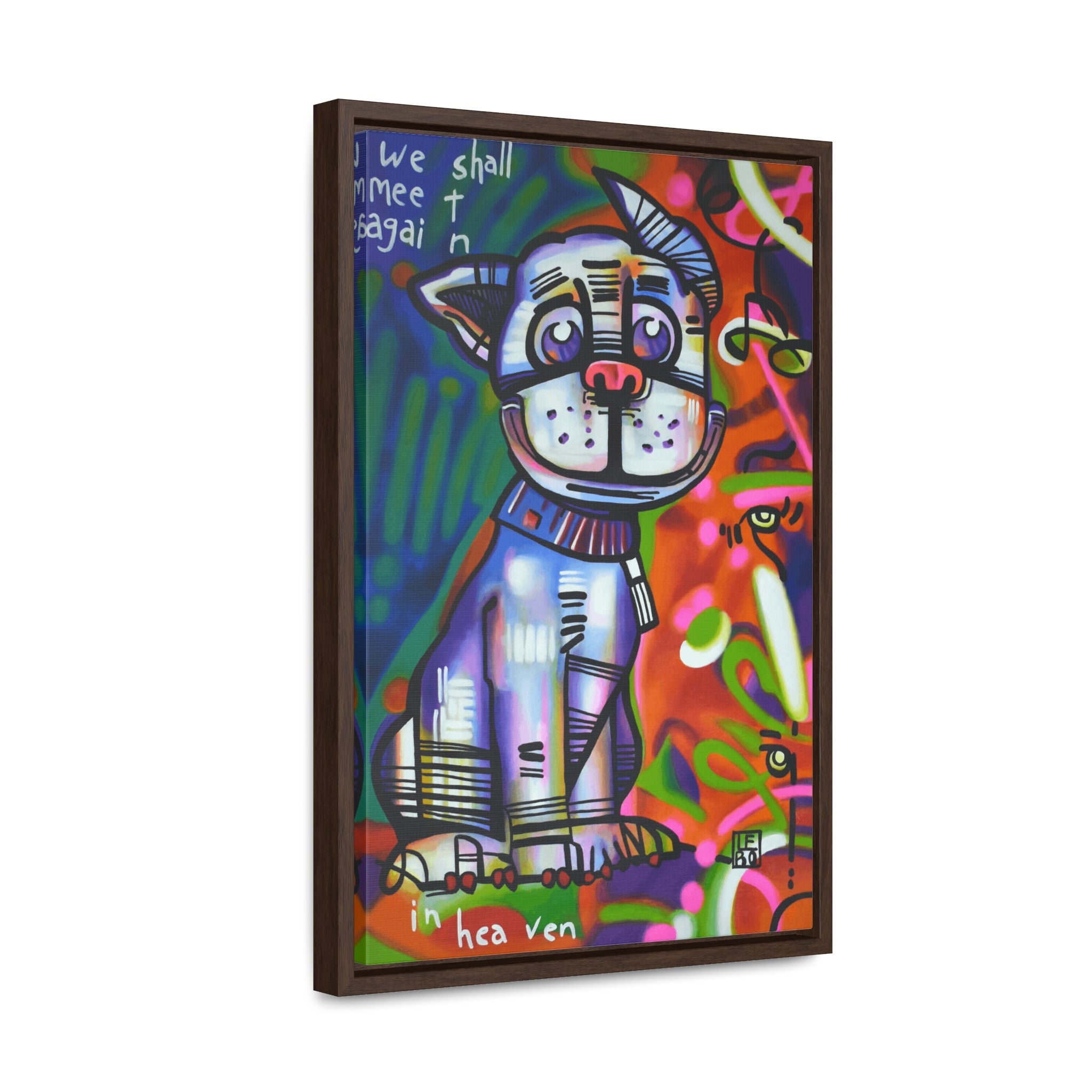 We Shall Meet Again in Heaven - Lebo Framed Premium Gallery Wrapped Canvas